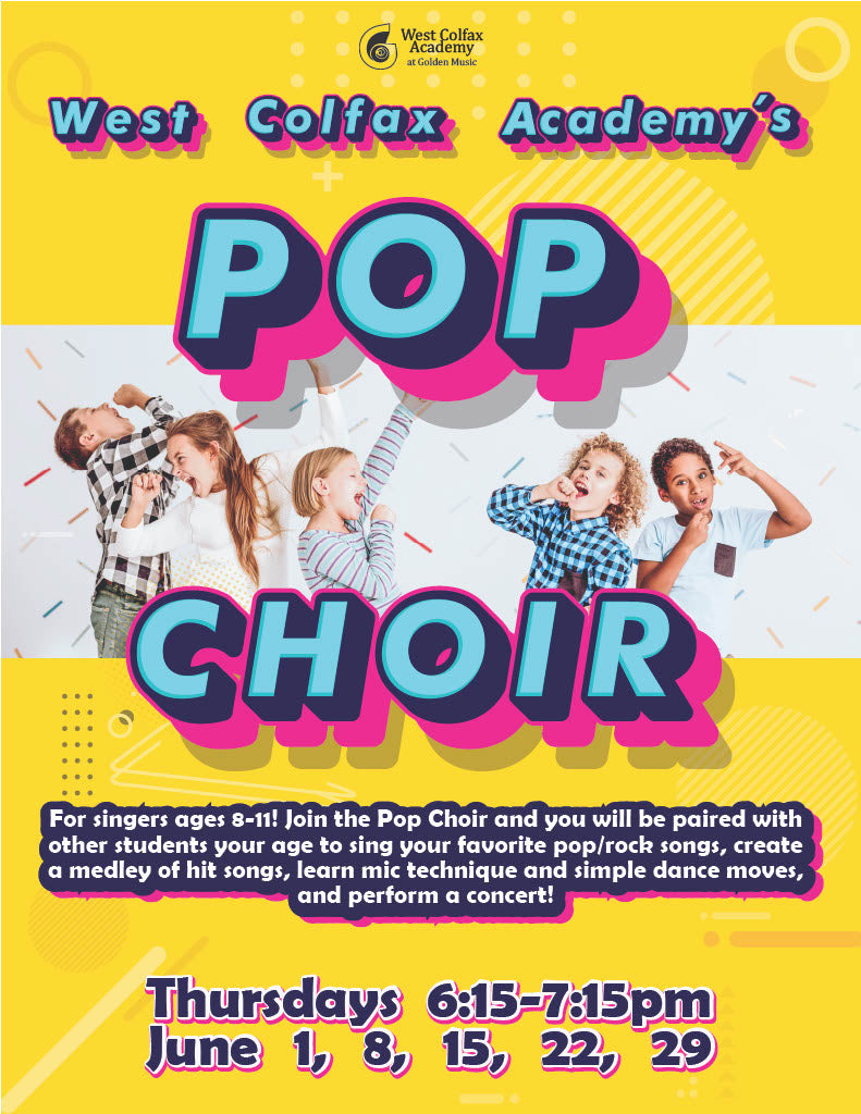 Summer Music Programs at West Colfax Academy!