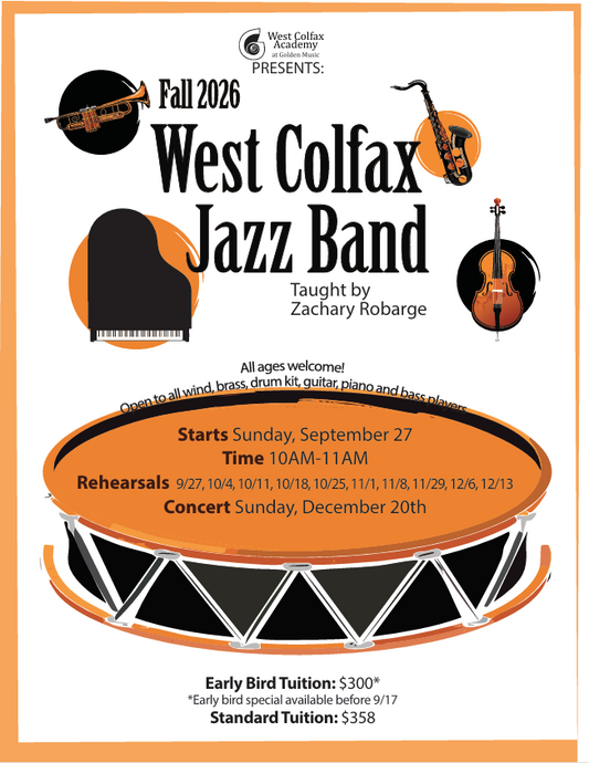 West Colfax Jazz Band Fall 2026
